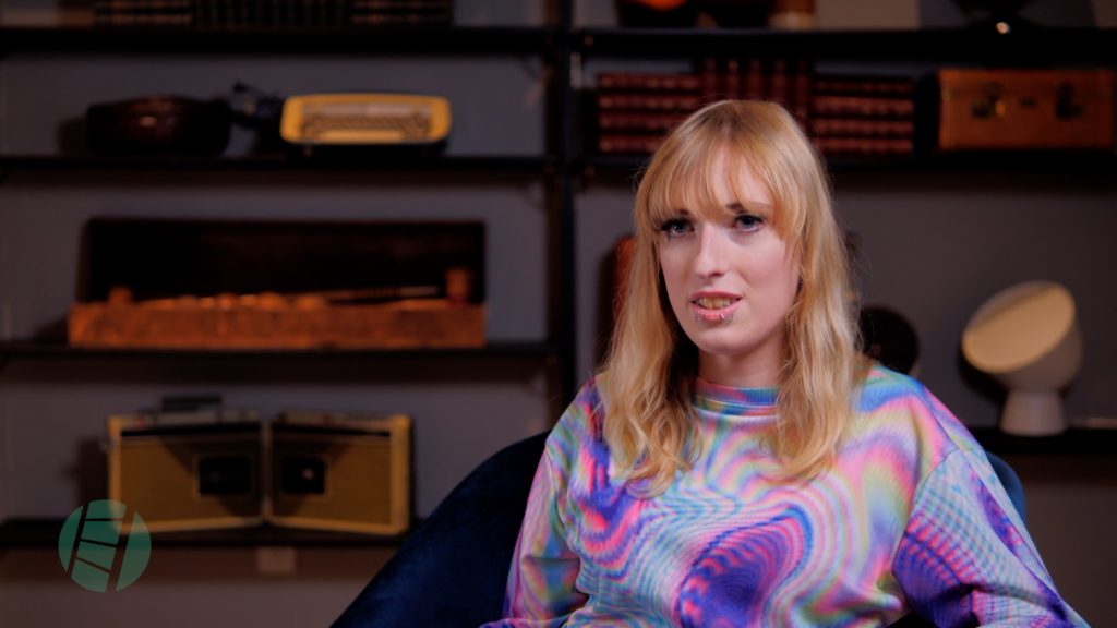 Celestina in a video interview